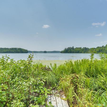 Scenic Hayward Lake View Retreat With Fire Pit Esterno foto