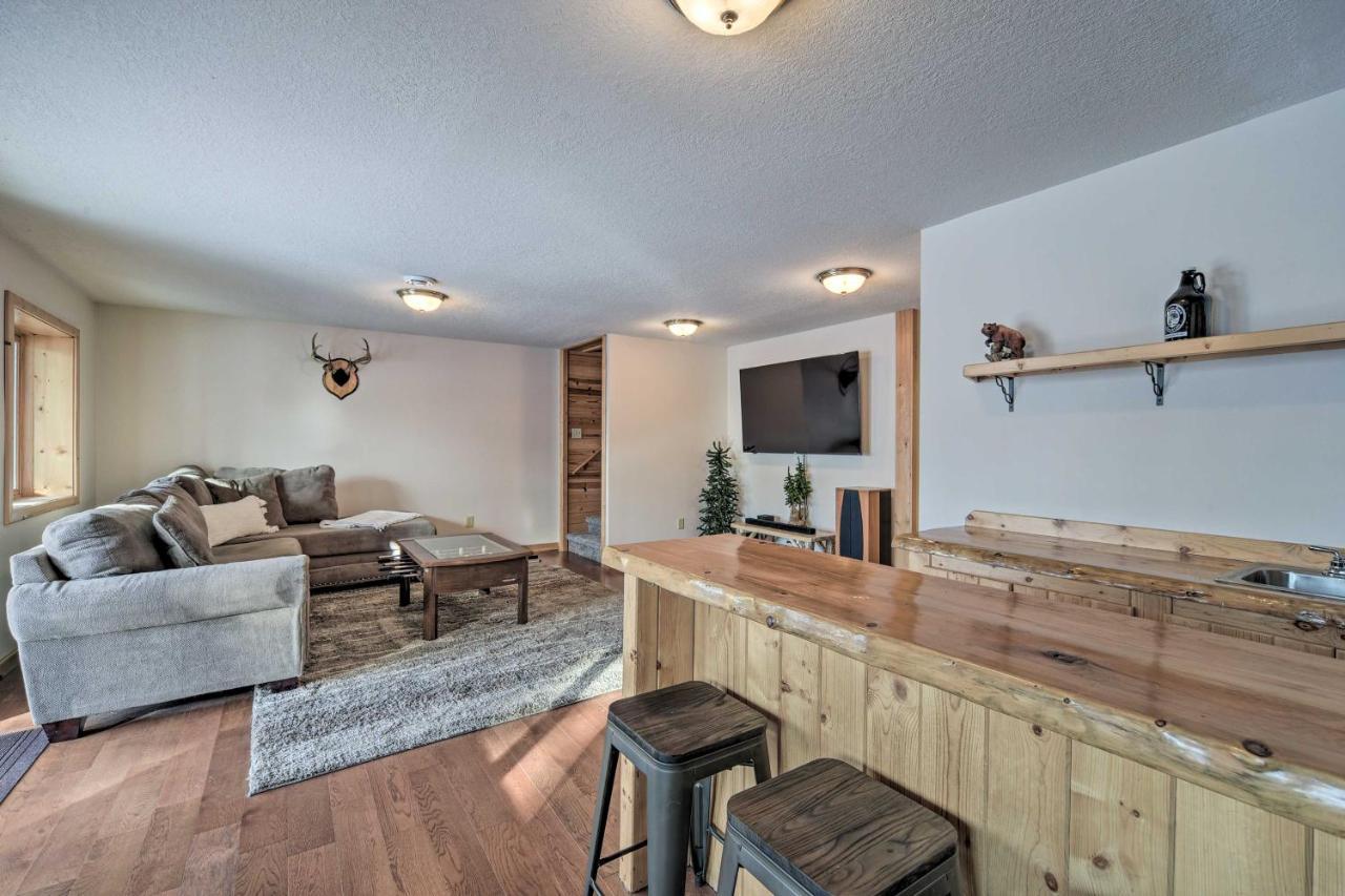 Scenic Hayward Lake View Retreat With Fire Pit Esterno foto